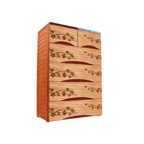 Smart Wardrobe Wood Copper (Curve)