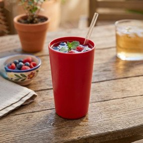 N Mohammad Water Glass (Red)