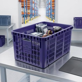 N Mohammad Crate Basket - N.Blue